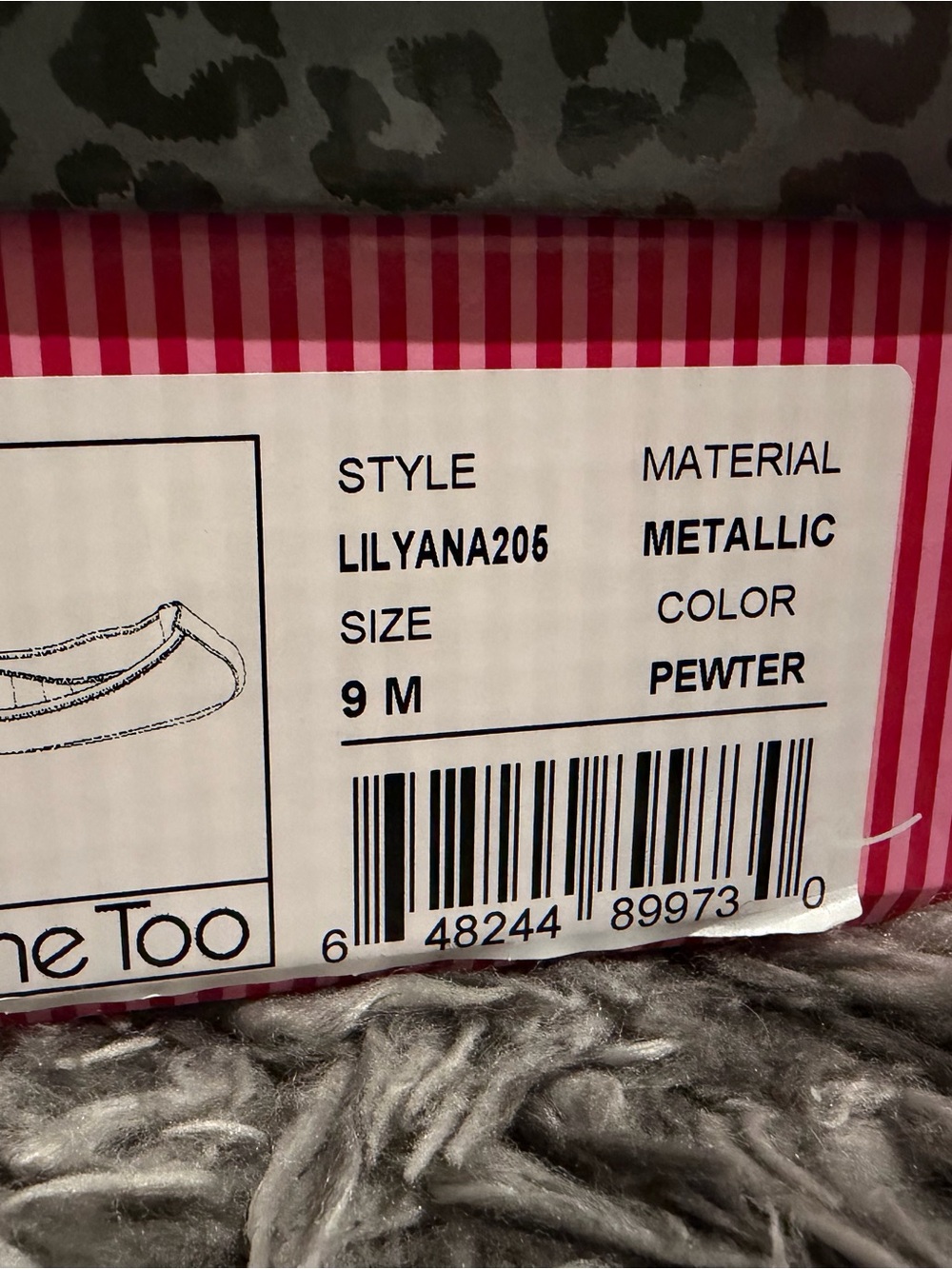 me too Pewter Metallic Lilyana Ballet Flats - Picture 4 of 13